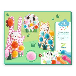 Djeco | Puntjes en Pompons In Het Gras