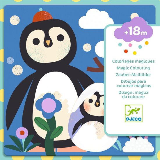 Djeco Djeco | Magisch Inkleuren Kiekeboe! Dierenbaby’s Van Over De Hele Wereld