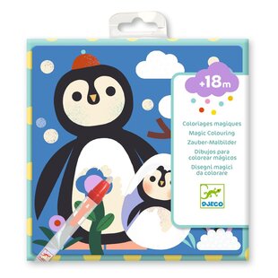 Djeco | Magical Colouring Peekaboo! Baby Animals From Around the World