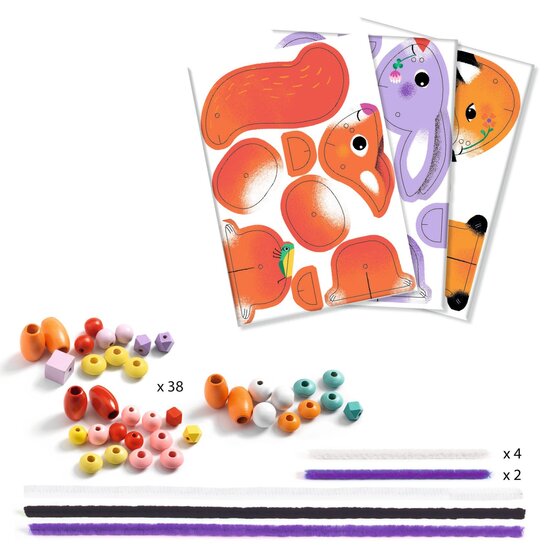 Djeco Djeco | Enfilage Animaux mignons