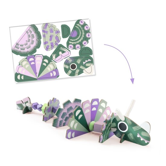 Djeco Djeco | Rijgen Verschrikkelijke Dino's