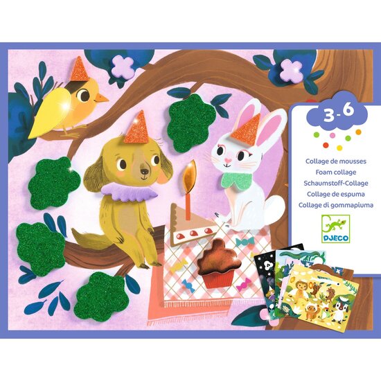 Djeco Djeco | Schuimcollage  Sprankelende Feesten