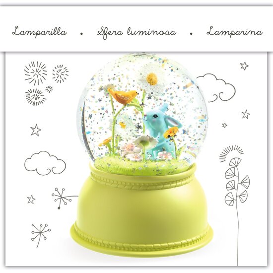 Djeco Djeco | Snow Globe Night Light Rabbit