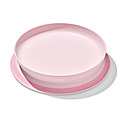 Oxo Oxo | Plate Stick & Stay Blossom Pink