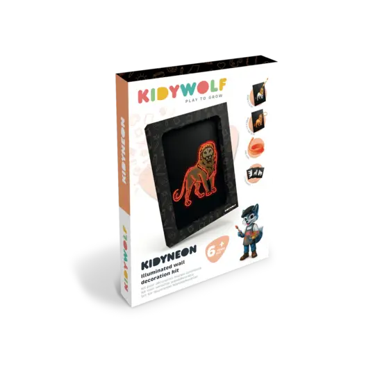 Kidywolf Kidywolf | Kidyneon Kit für leuchtende Wanddekoration Tiere