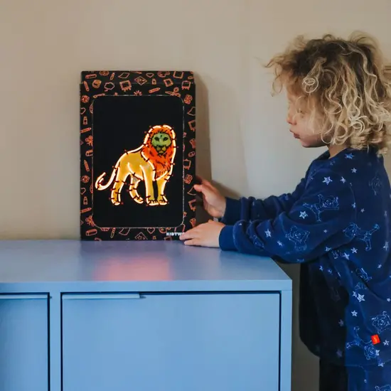 Kidywolf Kidywolf | Kit Kidyneon pour décoration murale lumineuse Animaux