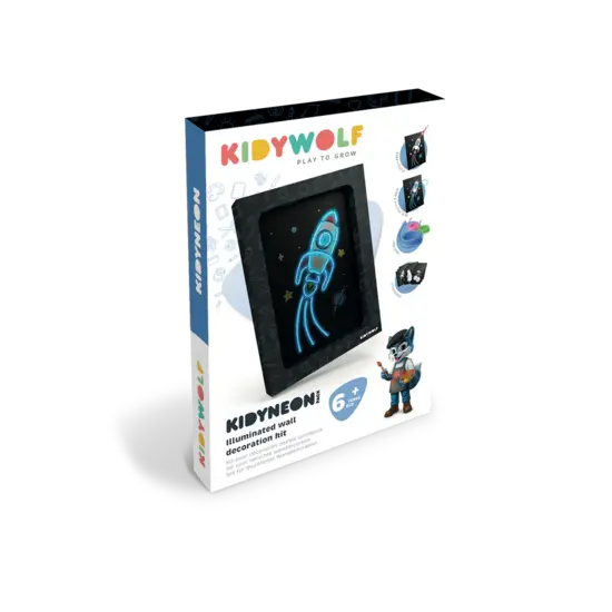 Kidywolf Kidywolf | Kidyneon Pack Kit für leuchtende Wanddekoration