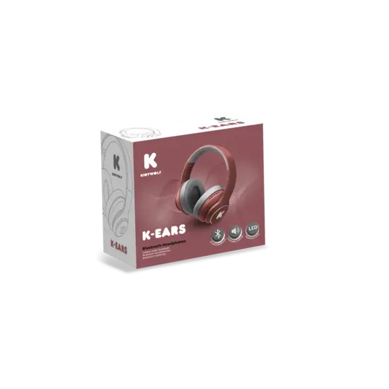 Kidywolf Kidywolf | K-ears Hoofdtelefoon Bordeaux