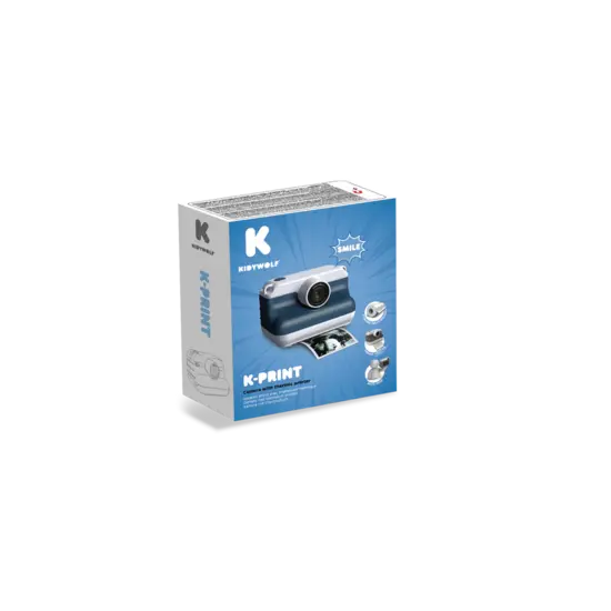 Kidywolf Kidywolf | K-Print Kamera mit Thermodrucker Blau