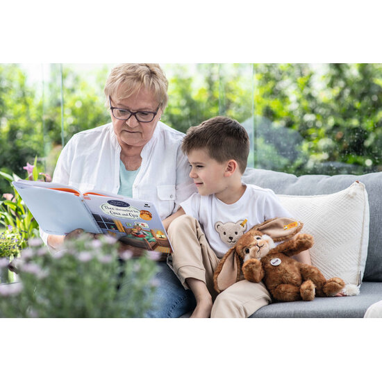 Steiff Steiff | Bommel Dangling Rabbit 28 cm Light Brown