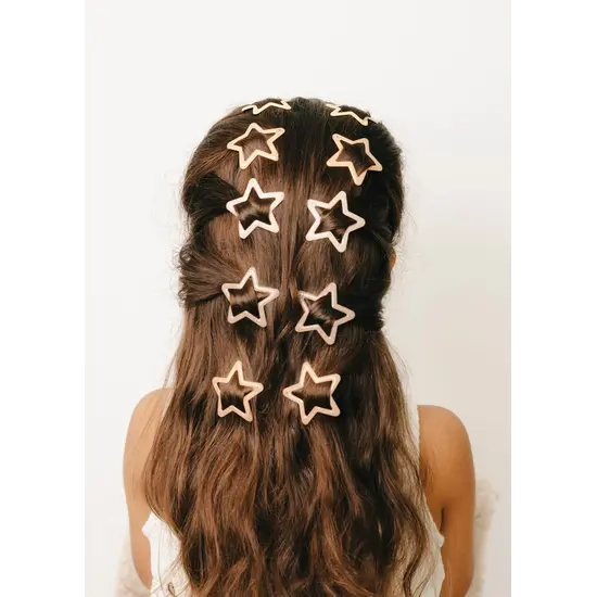 Mrs Ertha Mrs Ertha | Glitter Starlight Hair Clips Multicolor