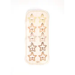 Mrs Ertha | Glitter Starlight Haarspeldjes Multicolor