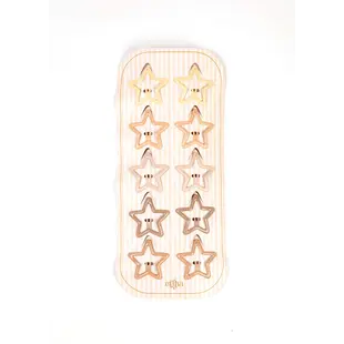 Mrs Ertha | Glitter Starlight Hair Clips Multicolor