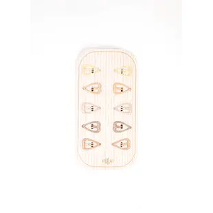 Mrs Ertha | Glitter Sweetheart Hair Clips Multicolor