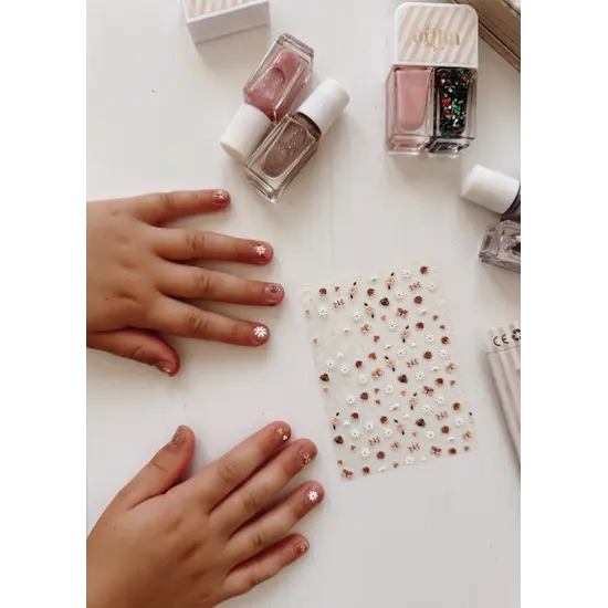 Mrs Ertha Mrs Ertha | Autocollants 3D pour ongles pour enfants Papillon