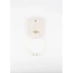 Mrs Ertha | Make My Bracelet Vanilla Two Hoops 2 Charms