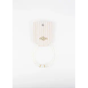 Mrs Ertha | Make My Bracelet Vanilla Two Hoops 2 Charms