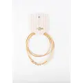Mrs Ertha Mrs Ertha | Maak Mijn Ketting Soft Peach Ketting Voor 2 Bedeltjes