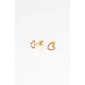 Mrs Ertha Mrs Ertha | Studs Earrings Duo Heart