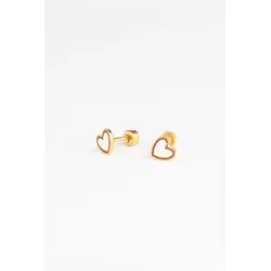 Mrs Ertha | Ohrstecker Duo Heart