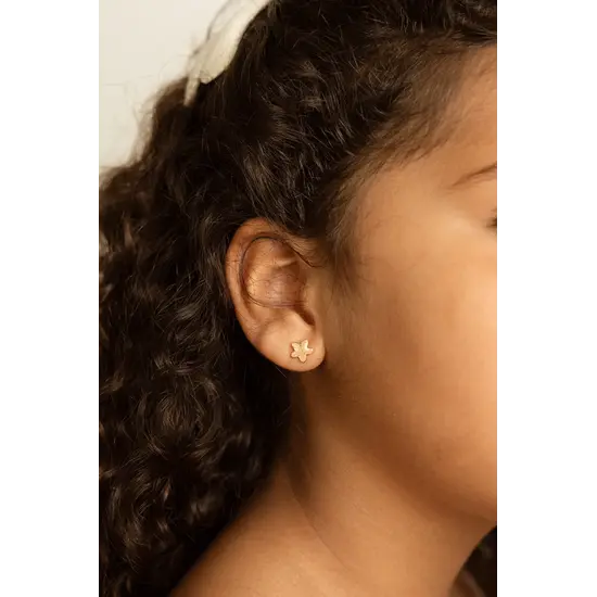 Mrs Ertha Mrs Ertha | Studs Earrings Golden Flora