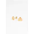 Mrs Ertha Mrs Ertha | Studs Earrings Golden Shell
