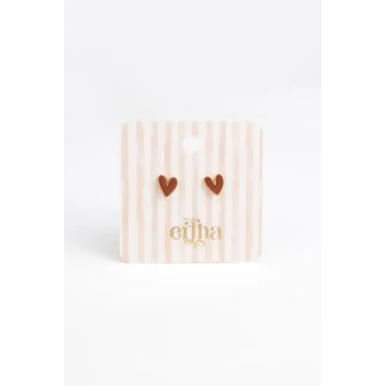 Mrs Ertha Mrs Ertha | Boucles d'oreilles à clous Organic Heart