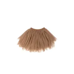 Mrs Ertha | The Glitter Butterfly Taupefarbenes Rüschen-Tutu 3–6 Jahre
