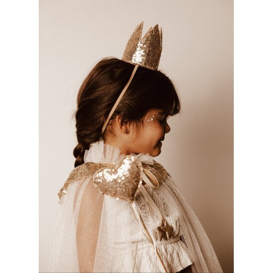Mrs Ertha Mrs Ertha | The Golden Queen Queen Disguise Bandeau couronne 3 à 6 ans