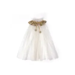 Mrs Ertha | The Golden Queen Queen Disguise Speckled Gold Cape 3 - 6 Years