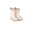 Mrs Ertha Mrs Ertha | Wellies Rain Boots Flower Buds Glitter