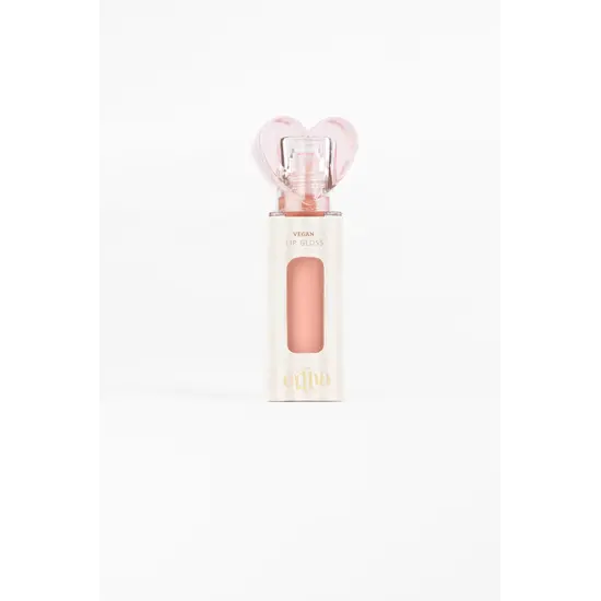 Mrs Ertha Mrs Ertha | Glimmies Veganistische Lipgloss Met Smaakje Nude Pink Strawberrie Flavor