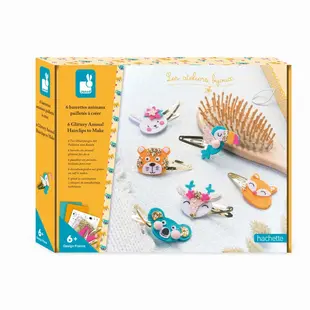 Janod | 6 Glittery Animal Hairclips To Make