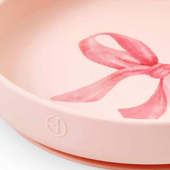 Elodie Details Elodie | Silicone Plate Set Rosy Bow