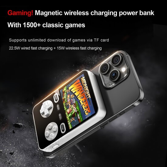 Reset Club Reset Club |  Magnetic Gaming Powerbank Noir
