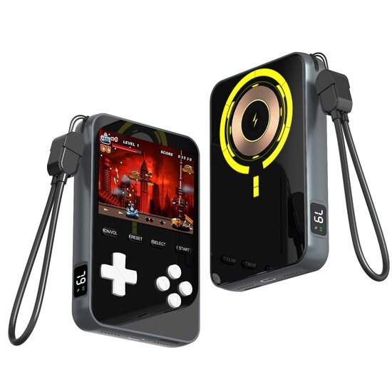 Reset Club Reset Club |  Magnetic Gaming Powerbank Zwart