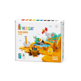Hey Clay | Pâte à modeler Oiseaux de la ferme