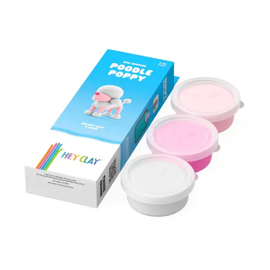 Hey Clay Hey Clay | Boetseerklei Hondenvrienden - Poedel Poppy