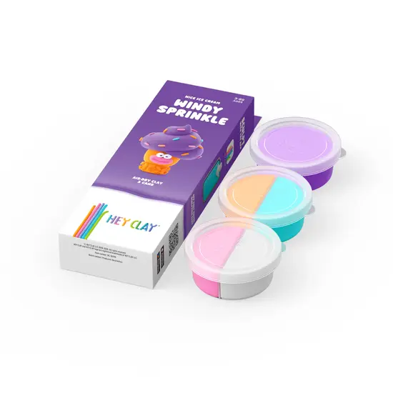 Hey Clay Hey Clay | Modelliermasse Nice Ice Cream – Windy Sprinkles