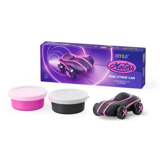 Hey Clay Hey Clay | Boetseerklei Motors Roze Cyberauto