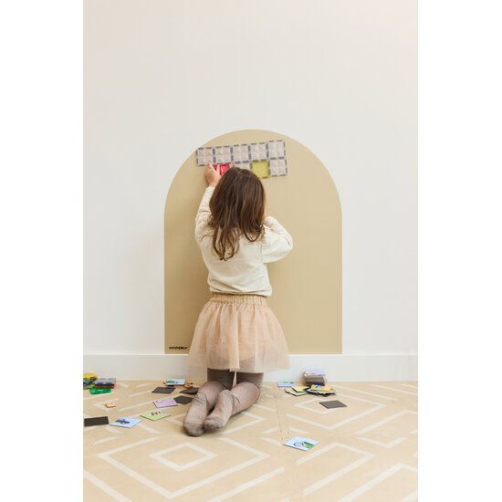 Kinderly Kinderly | Removable magnetic wallpaper Beige