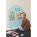 Kinderly Kinderly | Verwijderbaar Magnetisch Behang Sky Blue