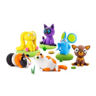Hey Clay | Modeling clay Fluffy pets