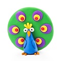 Hey Clay Hey Clay Modelliermasse Vogel: Pfau
