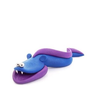 Hey Clay Modelliermasse Ozean: Aal