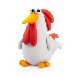 Hey Clay | Modelling clay Farm birds - Rooster