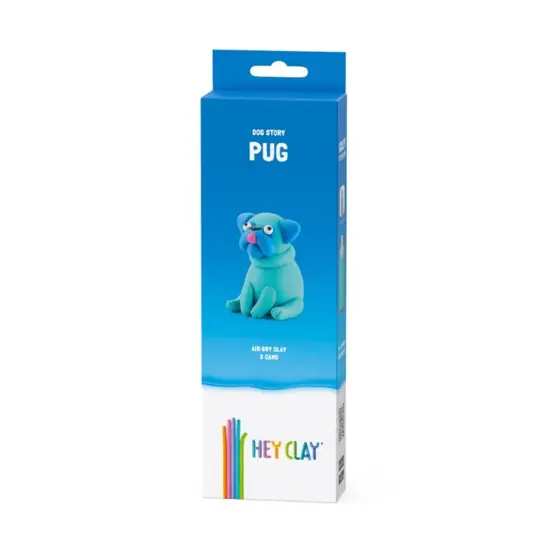Hey Clay Hey Clay | Modelliermasse Hundegeschichte – Mops