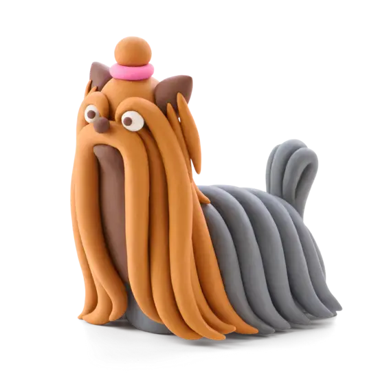 Hey Clay Hey Clay | Pâte à modeler Dog Story - Yorkie