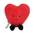 Les Déglingos | Flipetz - Red Heart/Flower plush toy