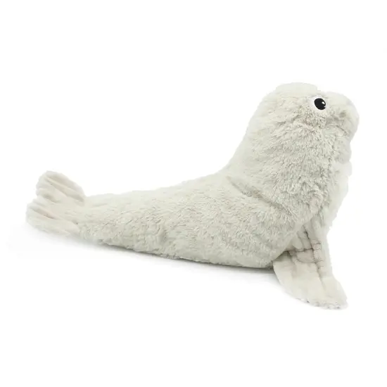 Les Déglingos | Les Ptipotos - Pluche Knuffel Ploufou Grijze Zeeleeuw Moeder En Haar Baby